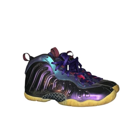 Nike Air Foamposite One "Iridescent Purple" Size 7 GS Purple Blue - Picture 4 of 6